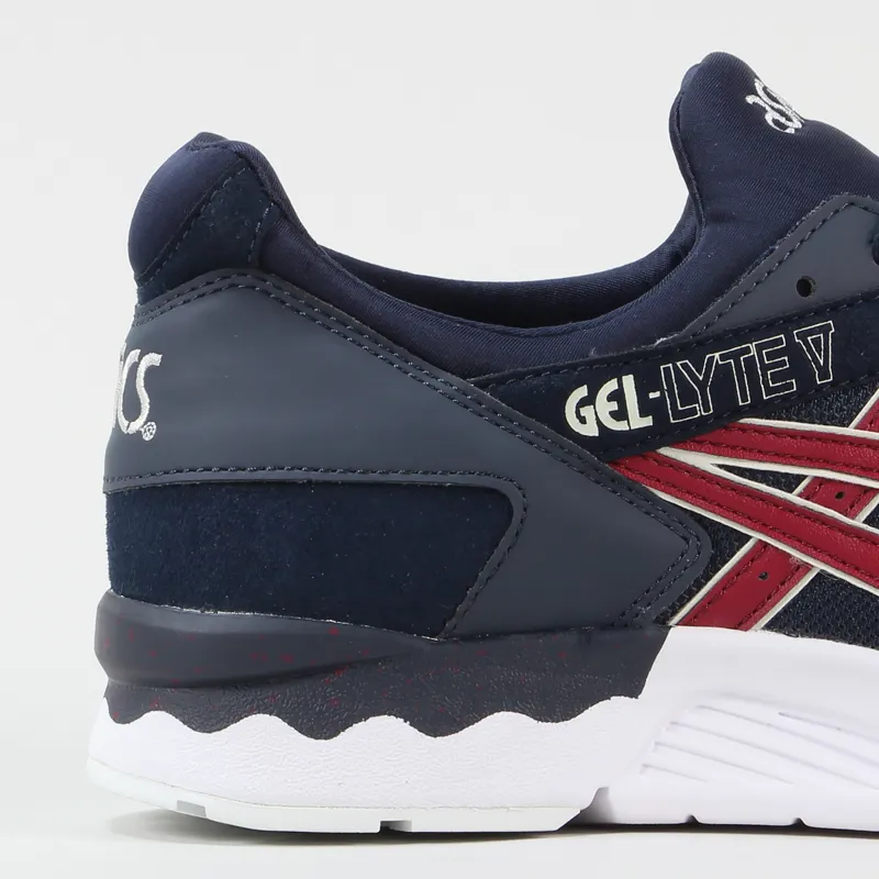 Asics Gel Lyte V Shoes India Ink Burgundy-1