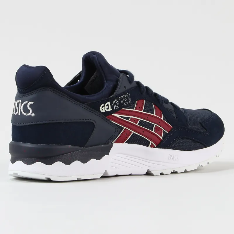 Asics Gel Lyte V Shoes India Ink Burgundy-4