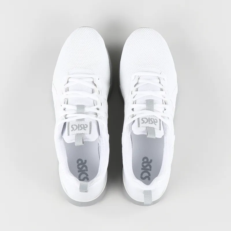 Asics Gel Lyte Runner Shoes White White Grey-6