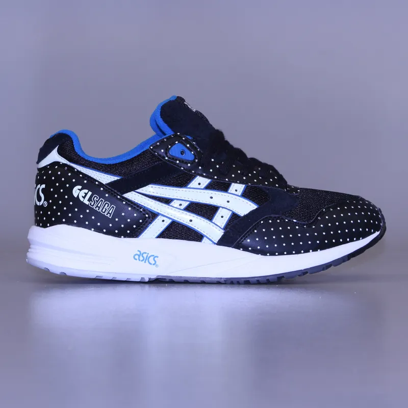 Asics Gel Saga Shoes Black Glow In The Dark-1
