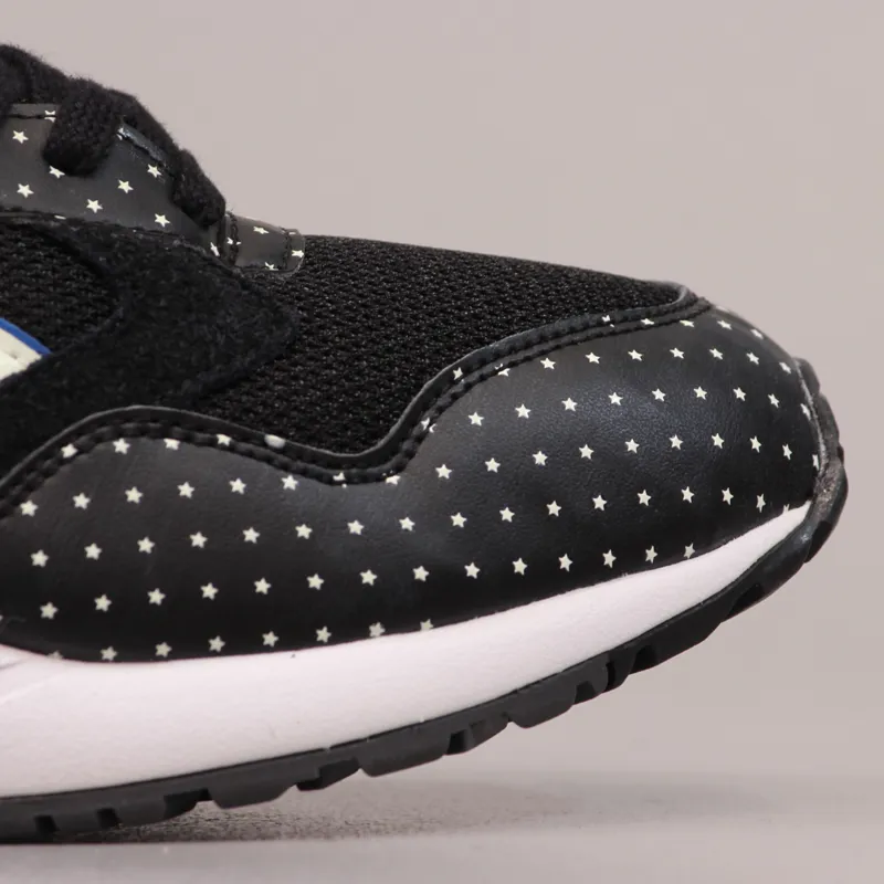 Asics Gel Saga Shoes Black Glow In The Dark-4