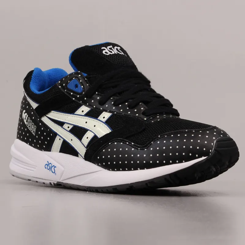 Asics Gel Saga Shoes Black Glow In The Dark