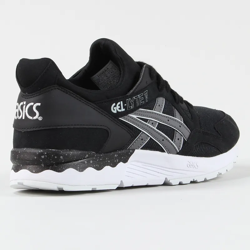 Asics Gel Lyte V Shoes Black Grey-4