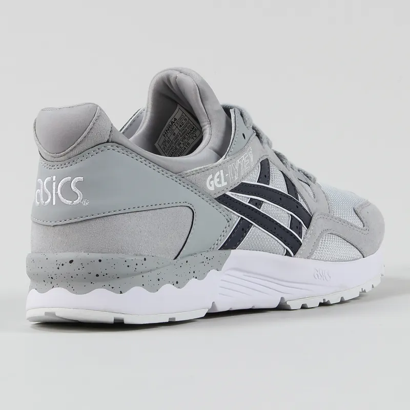 Asics Gel Lyte V Shoes Light Grey India Ink-4