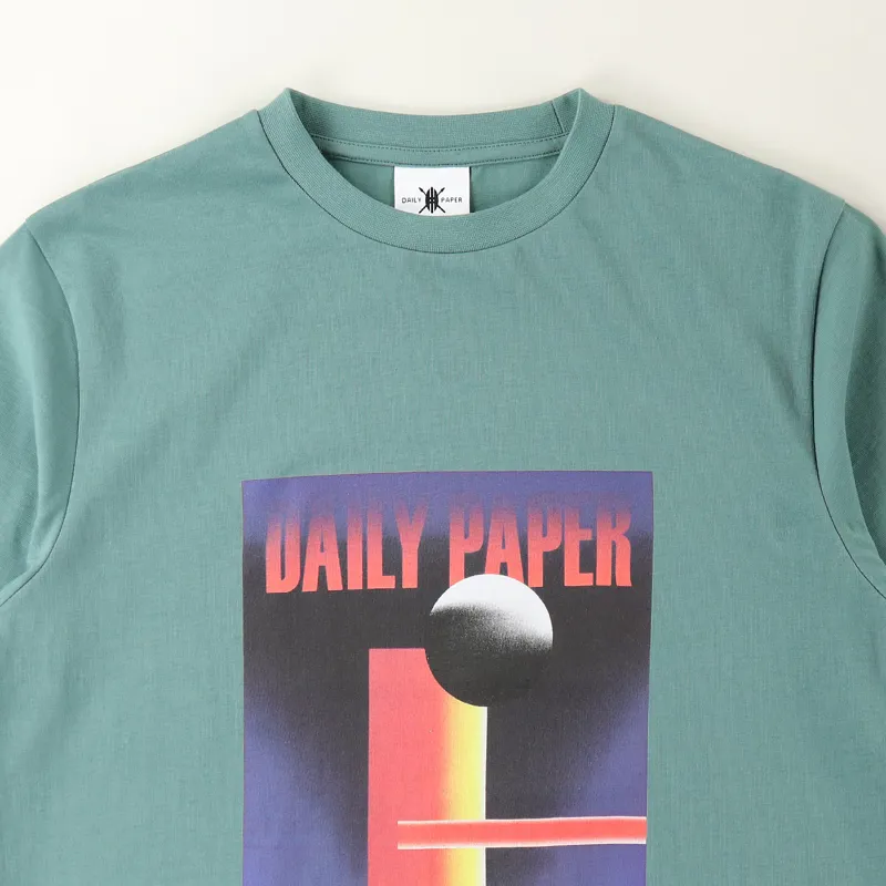 Daily Paper Genbris T Shirt Green Blue-1