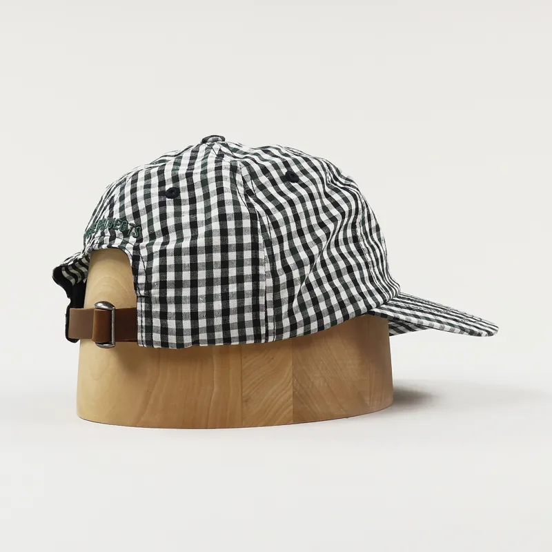 Norse Projects Gingham Sports Cap Dark Navy-1