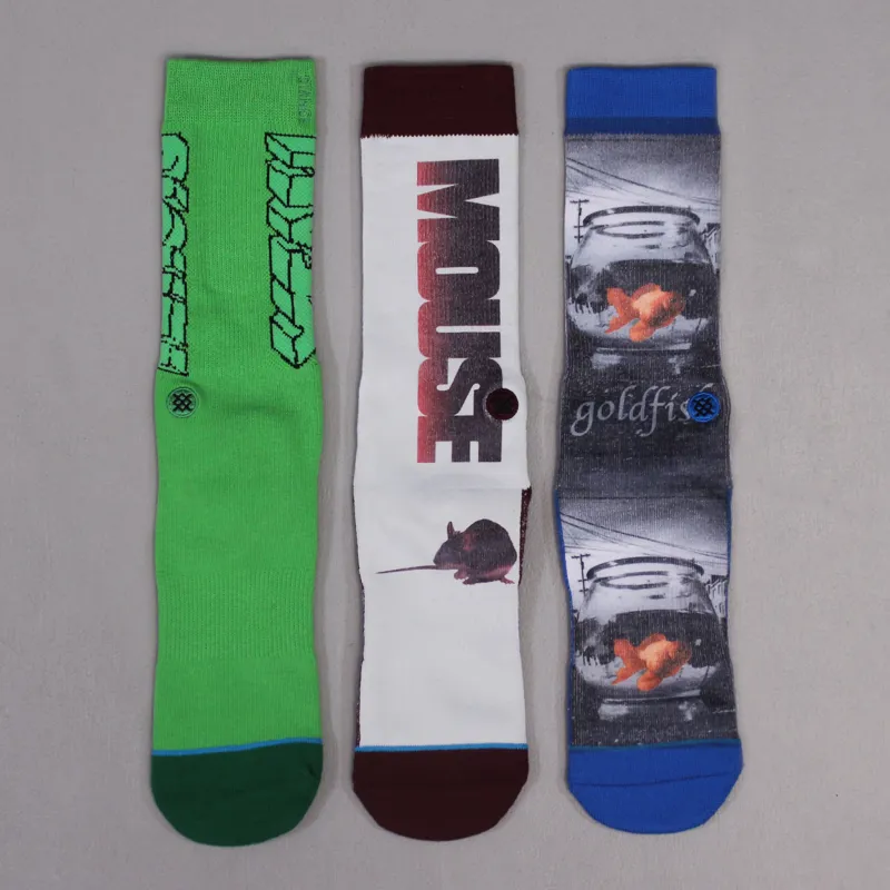 Stance Girl Skateboards 20th Anniversary Socks 3 Pack-1