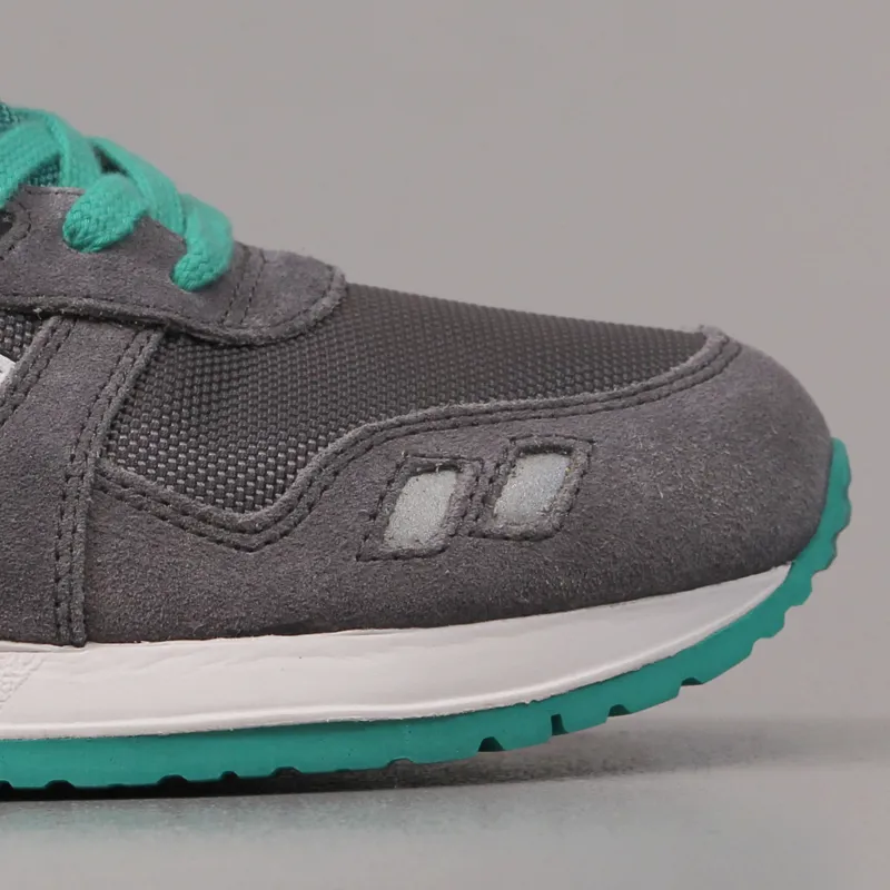 Asics Gel Lyte III Shoes Grey White Purple-3