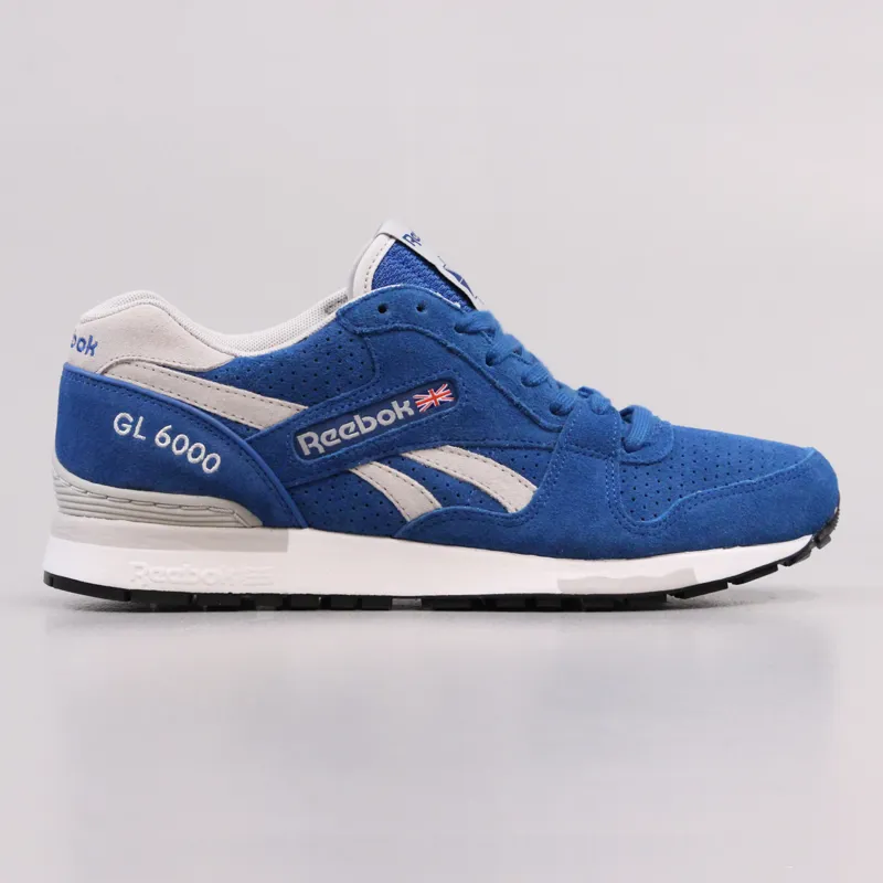 Reebok 6000 Classic Suede Shoes Blue Grey