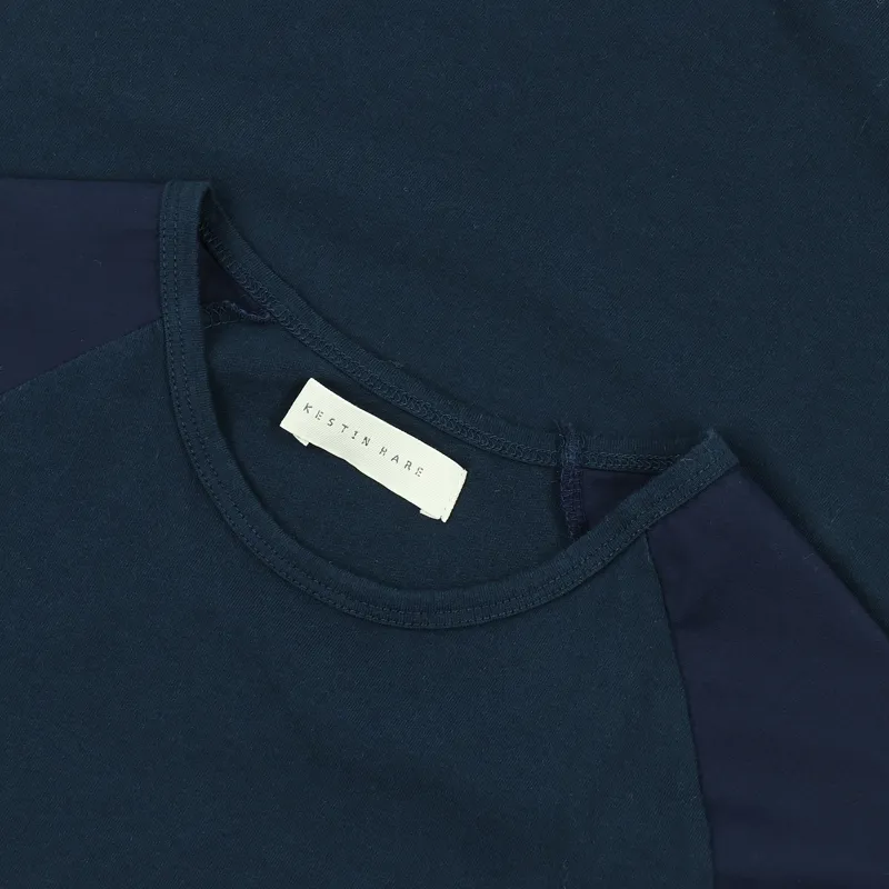 Kestin Glencoe Long Sleeve T Shirt Dark Navy-2