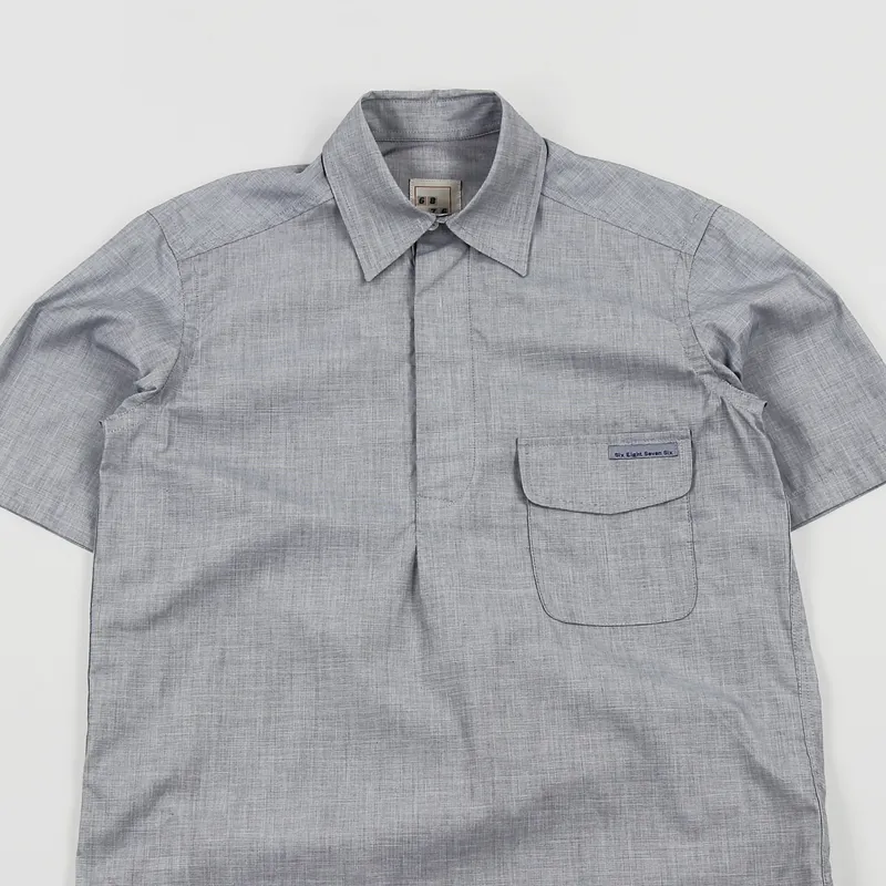 6876 Glenisla Pullover Shirt Dark Grey-1
