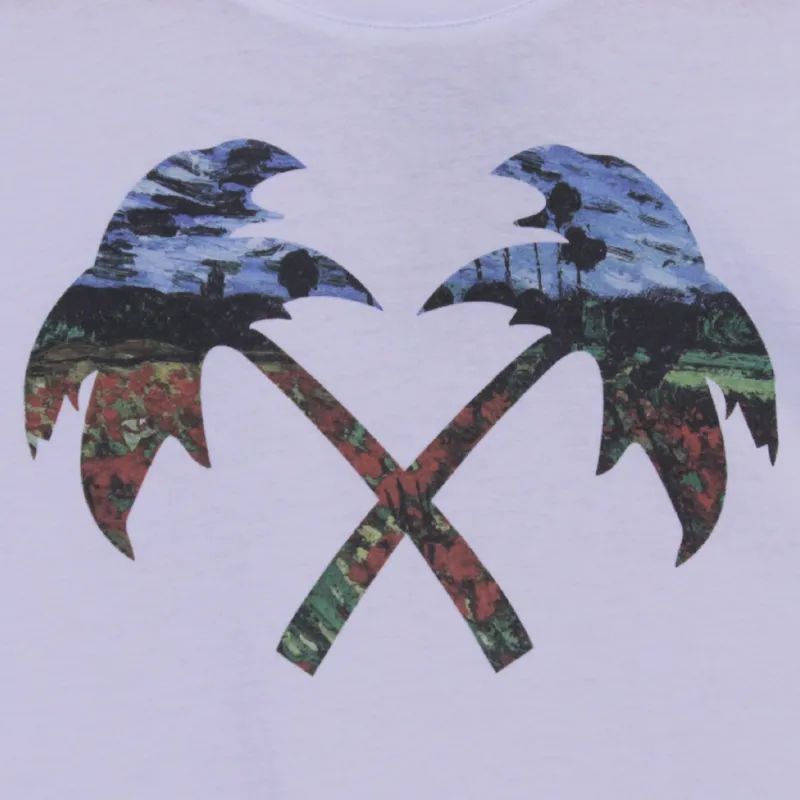 Trainer Spotter Gogh Palms T Shirt White-1