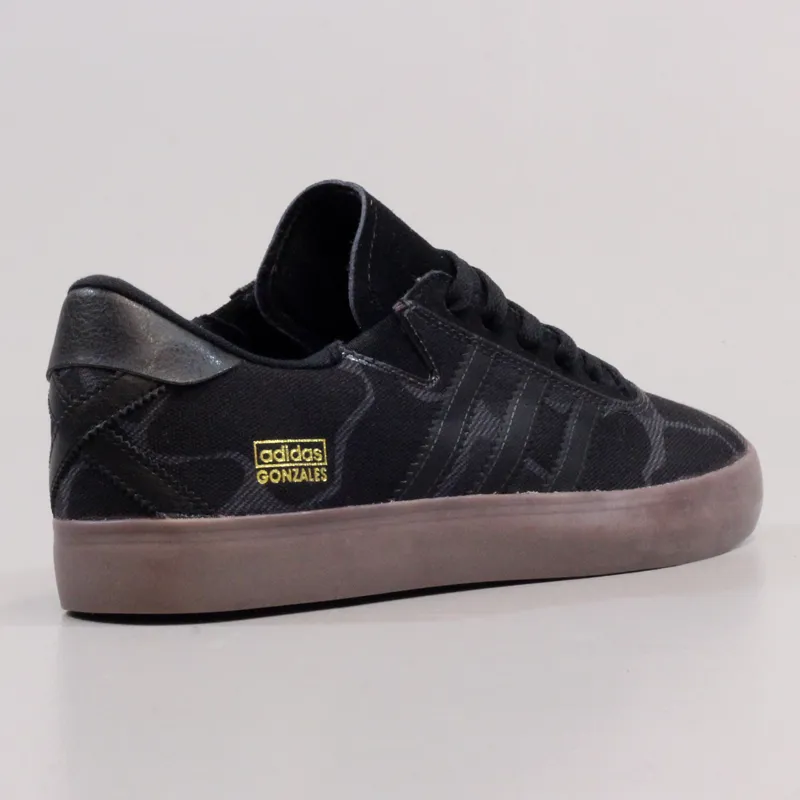Adidas Gonz Pro Cblack Shoes Dark Grey Camo Gum-4