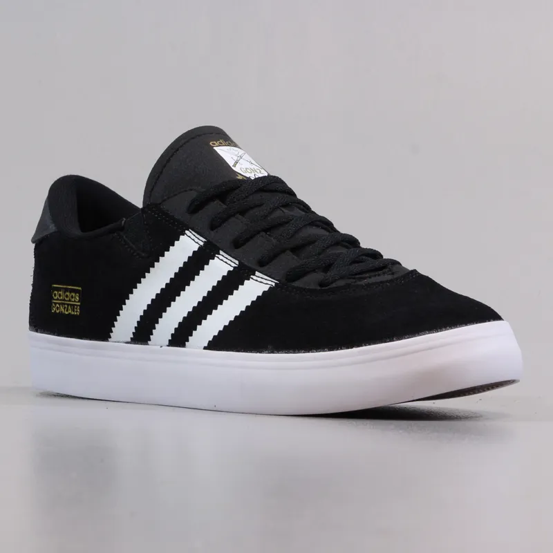 Adidas Gonz Pro Shoes Black White Black-4