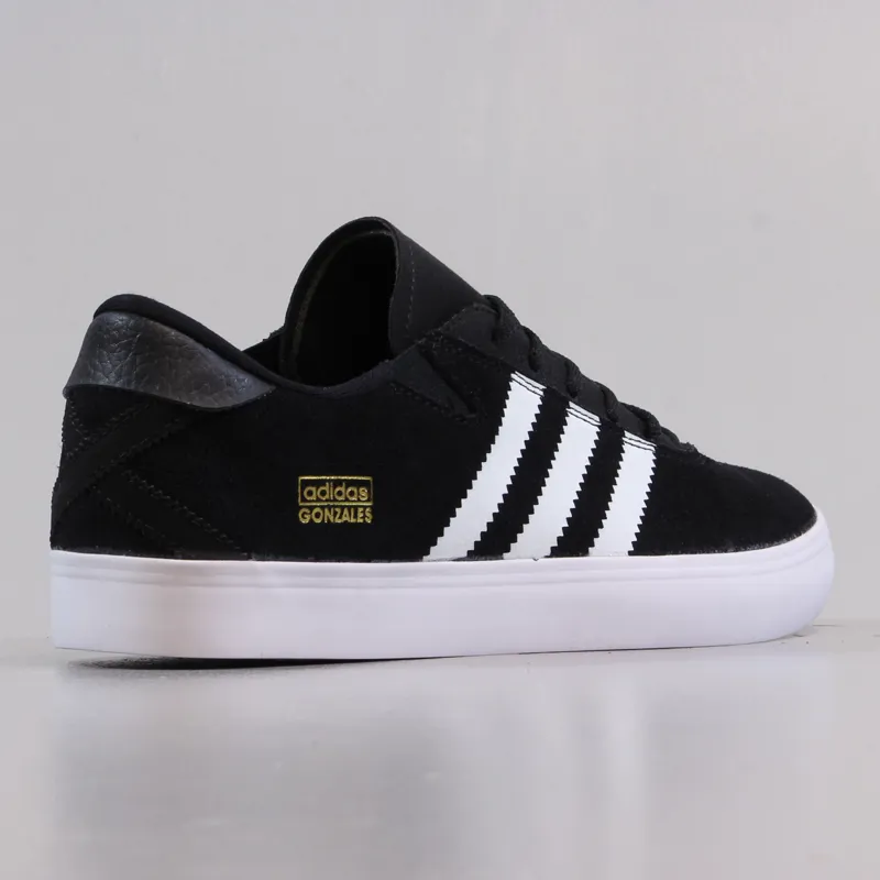 Adidas Gonz Pro Shoes Black White Black-5