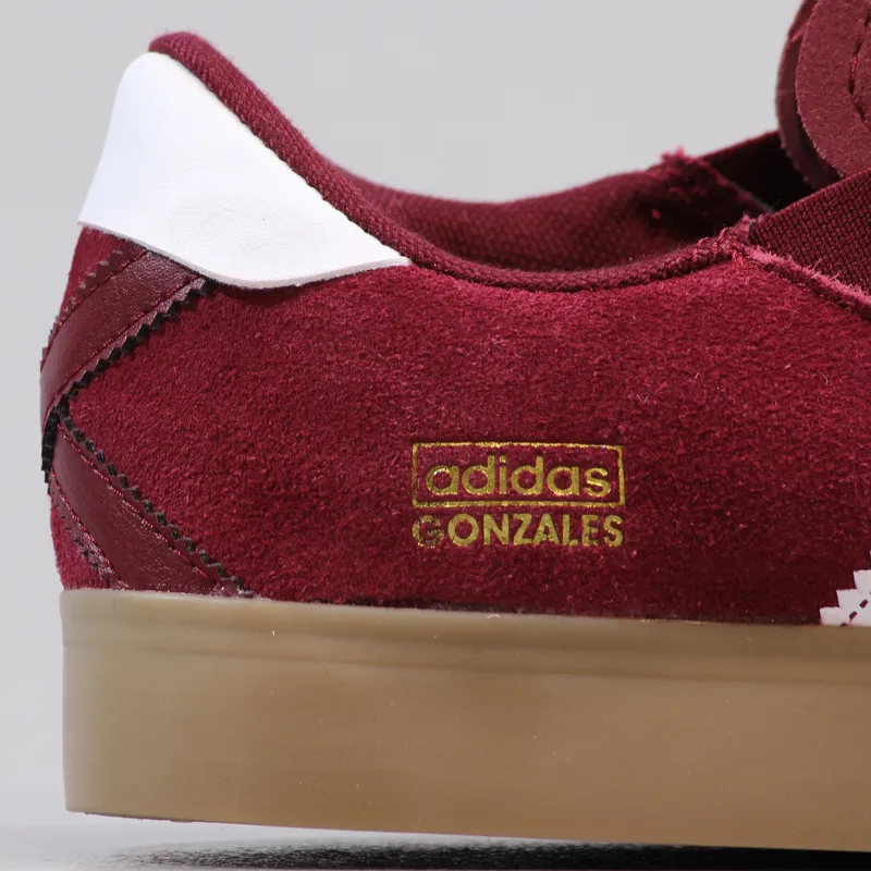 Adidas Gonz Pro Shoes Burgundy White Gum-1