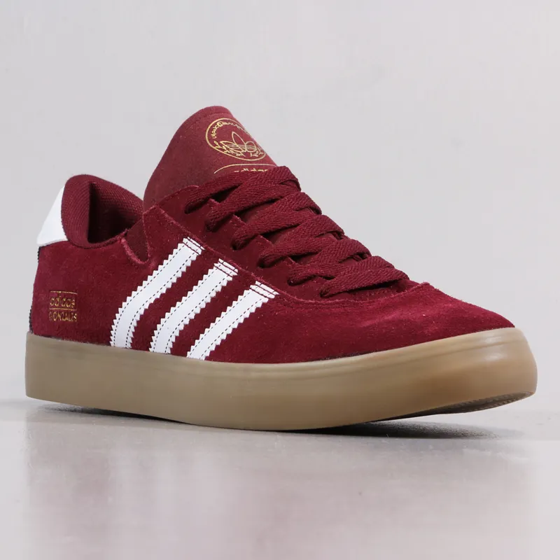 Adidas Gonz Pro Shoes Burgundy White Gum-4