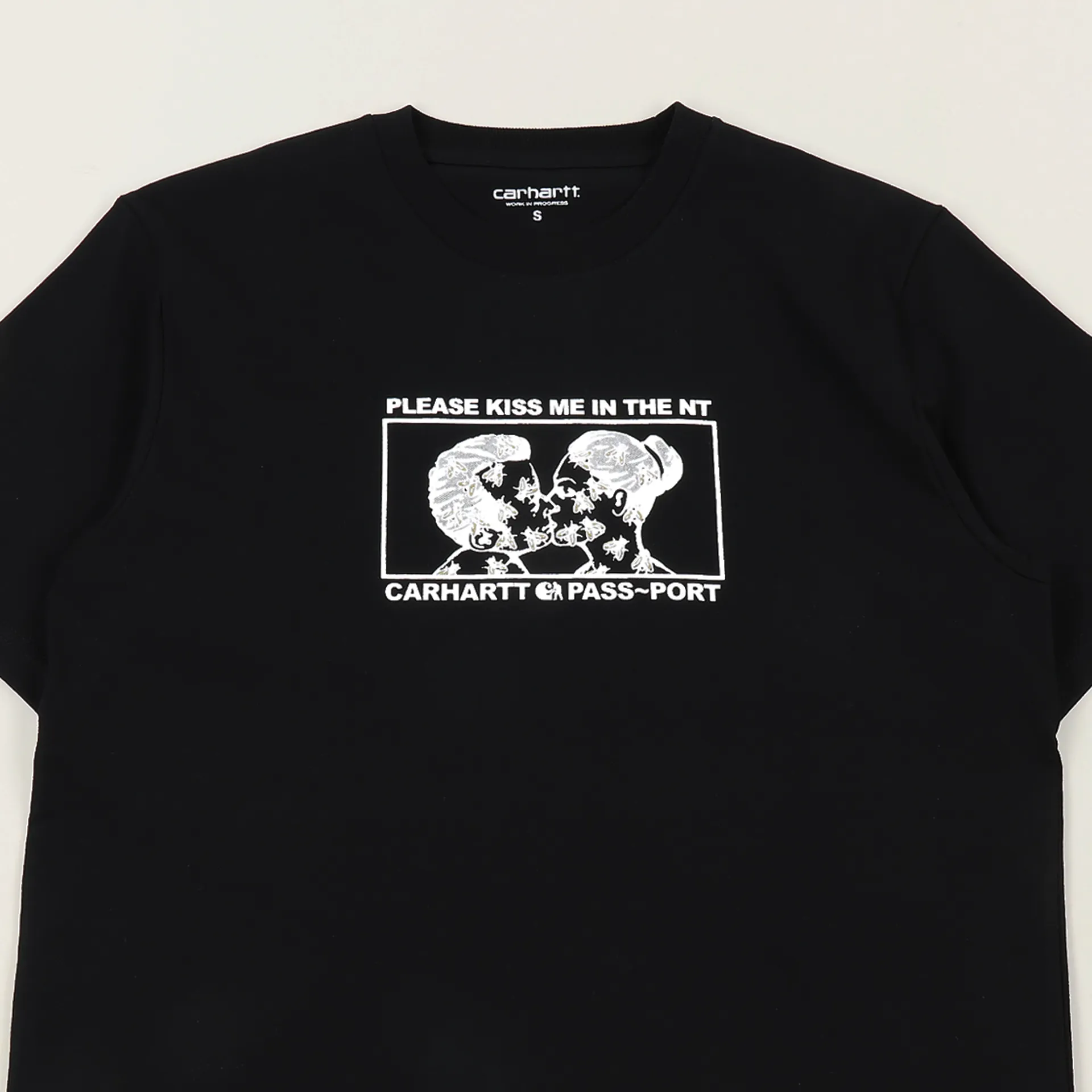 Carhartt WIP x PASS-PORT Mens Good Bye Graphic SS T Shirt Black