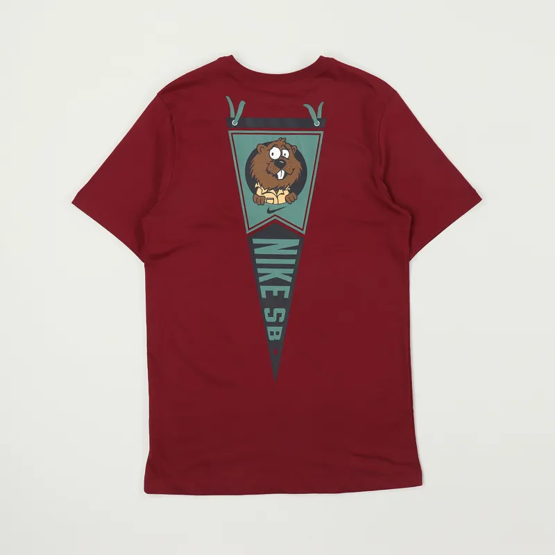 red nike sb shirt