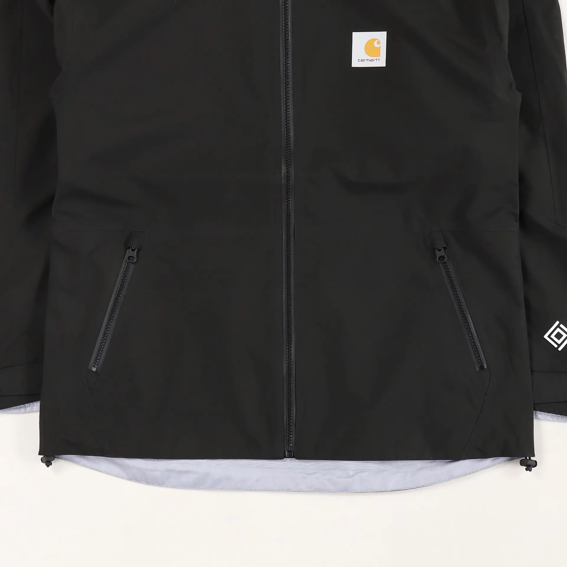 Carhartt WIP Mens Gore-Tex Shell Waterproof Point Jacket Black