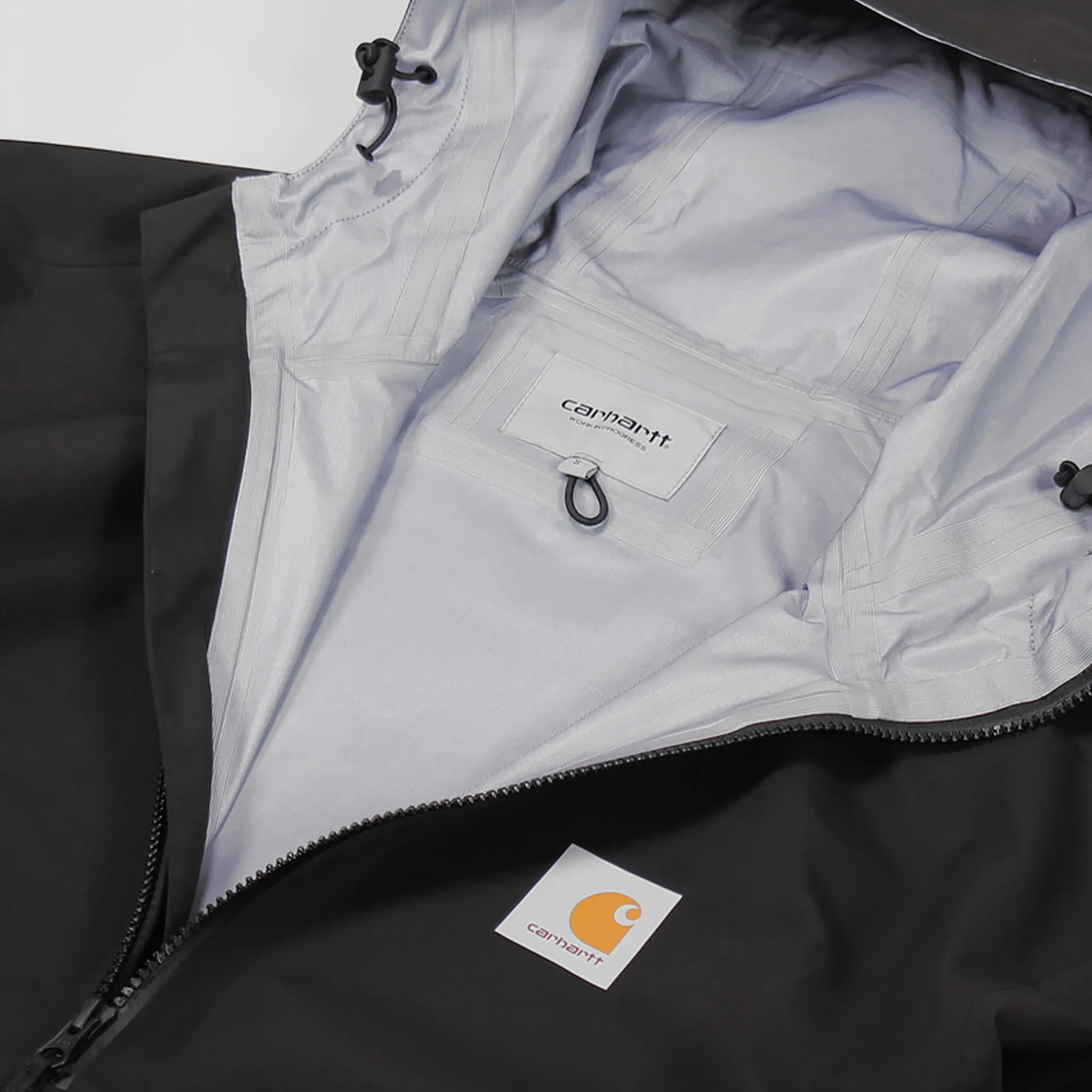 Carhartt WIP Mens Shell Gore-Tex Point Pullover Jacket Black