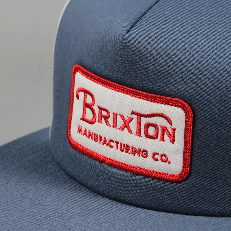 Brixton Grade Mesh Trucker Cap Washed Navy Blue-1