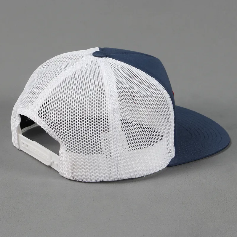 Brixton Grade Mesh Trucker Cap Washed Navy Blue-2