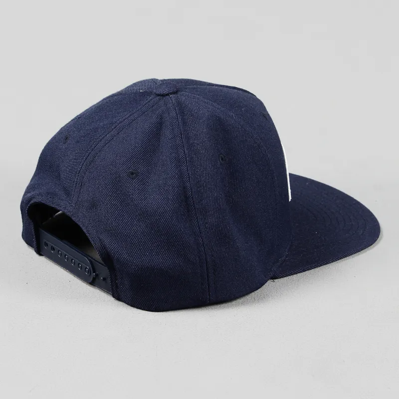 Brixton Grade Snapback Cap Navy Blue-2