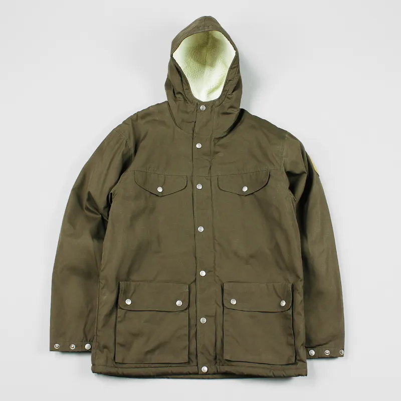 serie Paleis Kruipen Fjallraven Mens Greenland Tech Outdoor Winter Jacket Dark Olive