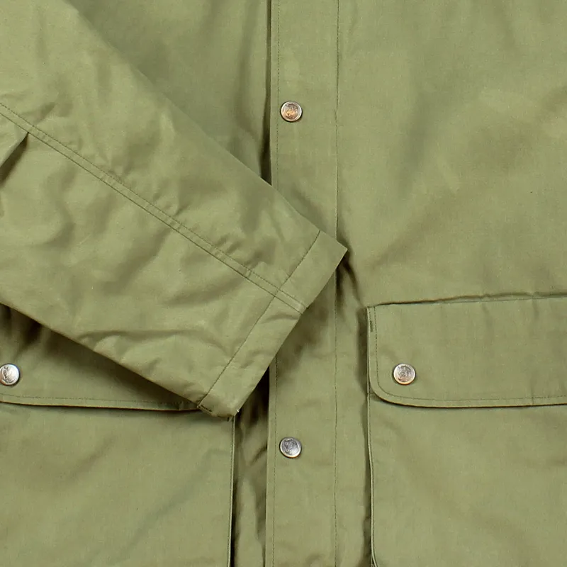 Fjallraven Fleece Lined Greenland Winter Jacket Green-1