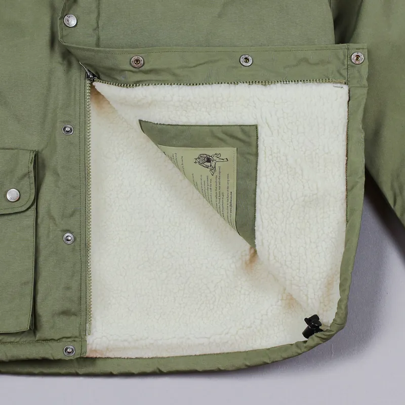 Fjallraven Fleece Lined Greenland Winter Jacket Green-5