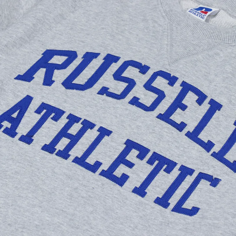 Russell Athletic Crew Neck Sweat Grey Marl-3