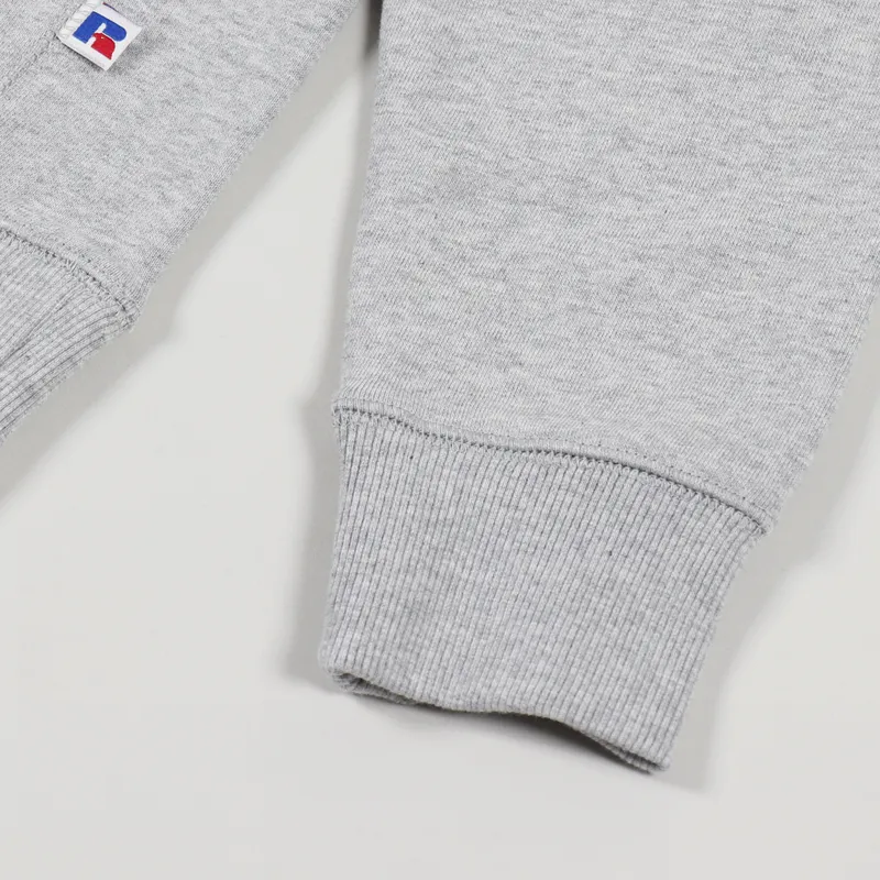Russell Athletic Crew Neck Sweat Grey Marl-5