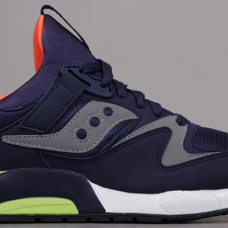 Saucony Grid 9000 Shoes Navy Citron-2