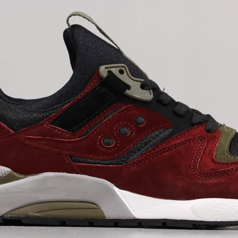 Saucony grid 9000 womens red sales