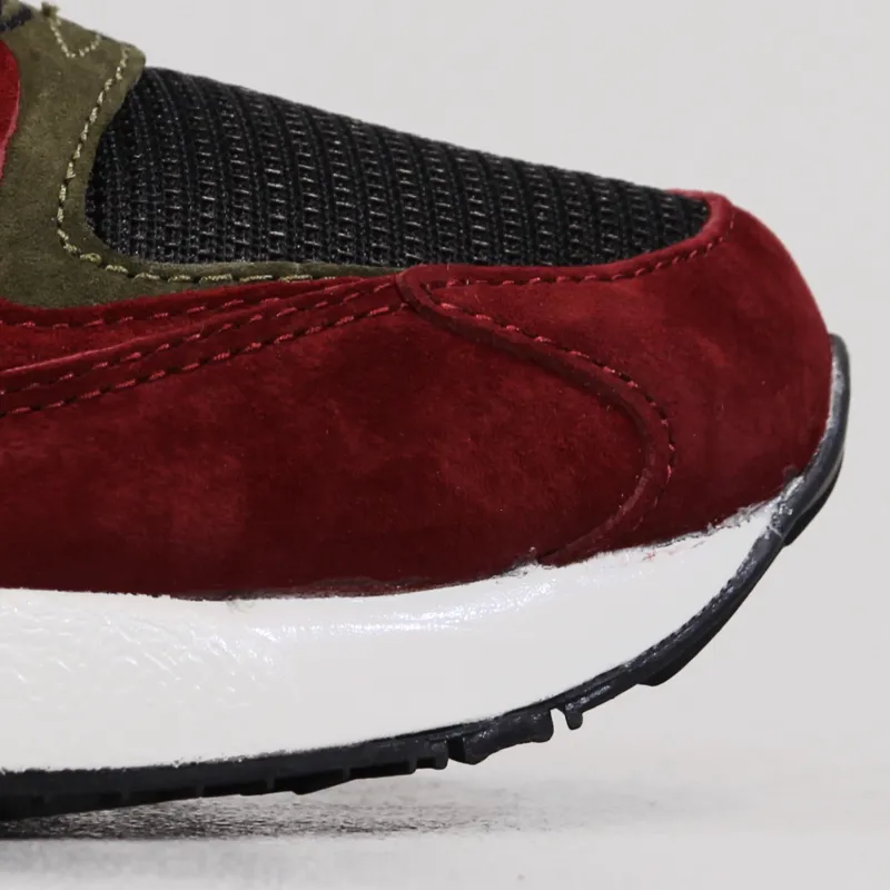 Saucony Grid 9000 Shoes Red Black-3