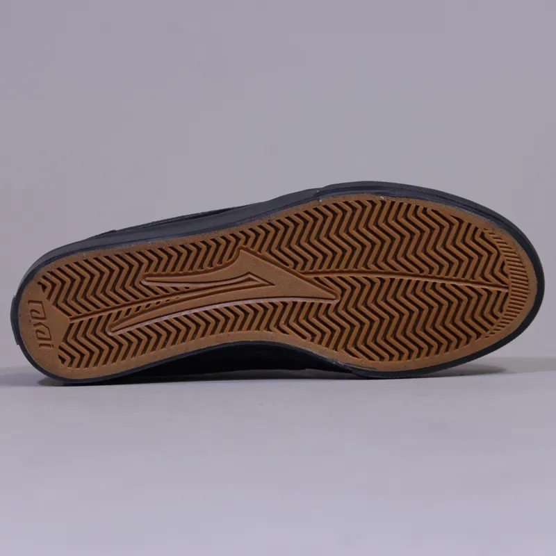 Lakai Griffin Shoes Black Black Suede-7