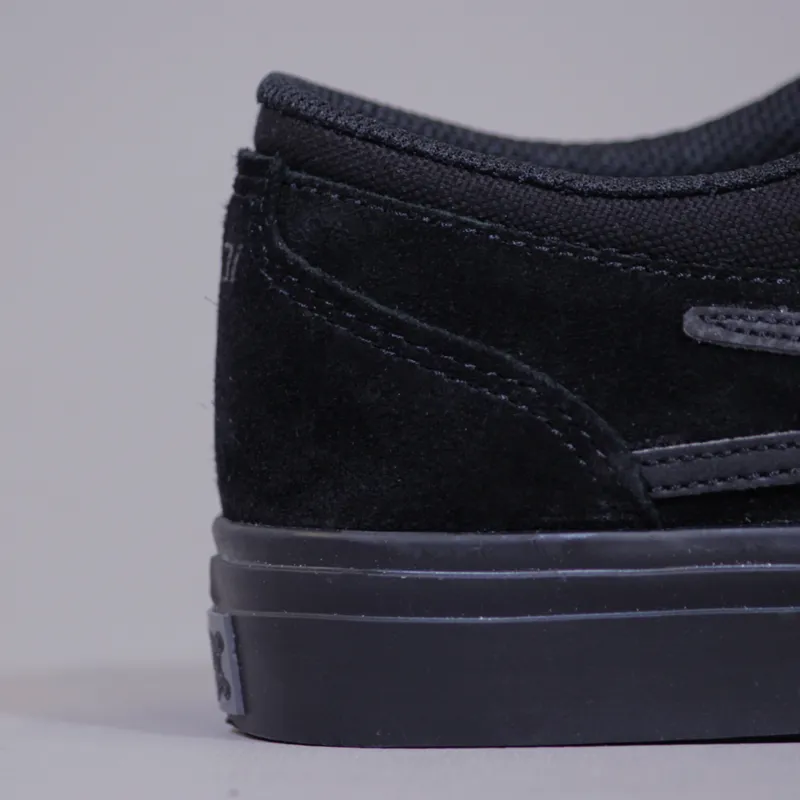 Lakai Griffin Shoes Black Black Suede-1