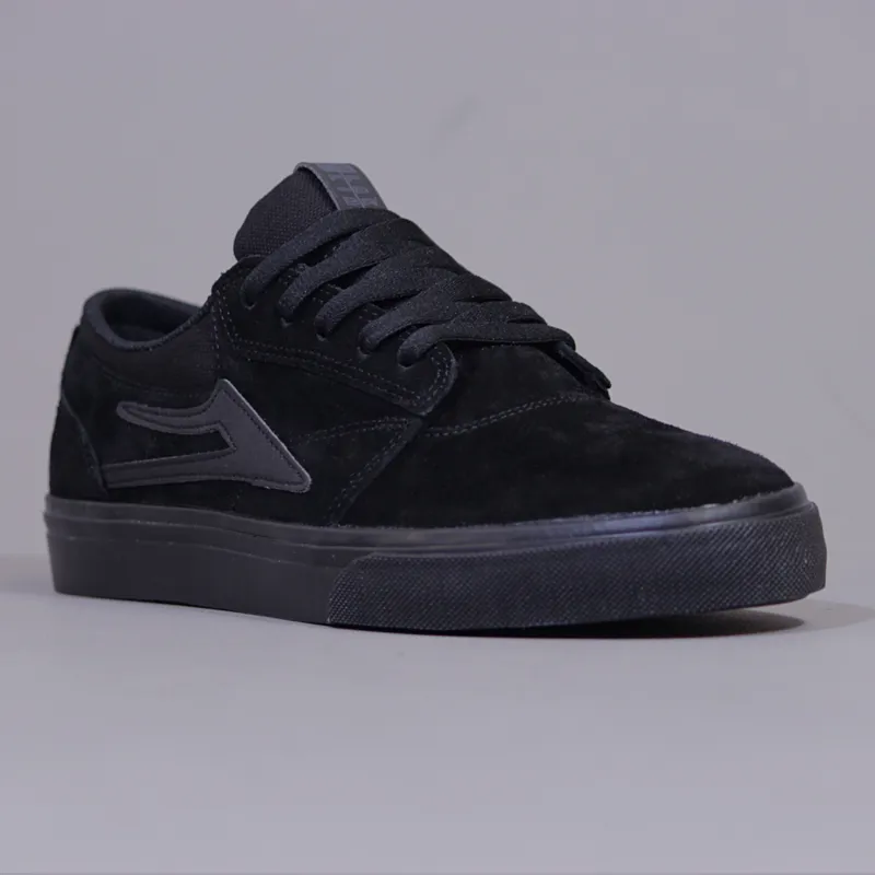 Lakai Griffin Shoes Black Black Suede-4