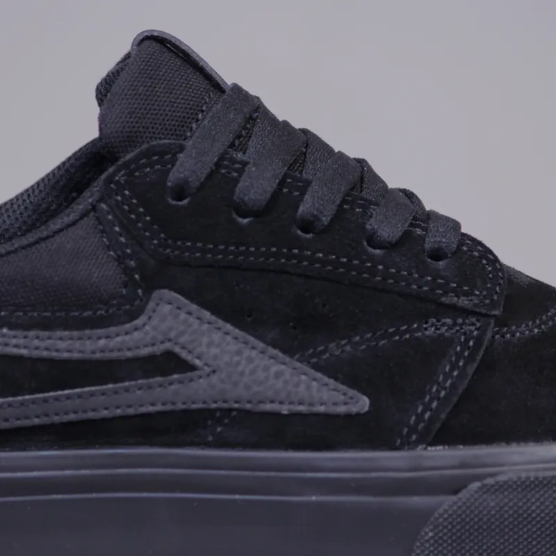 Lakai Griffin Shoes Black Black Suede-2