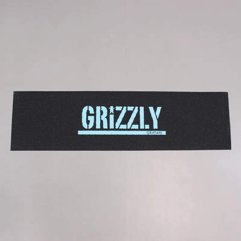 Grizzly Stamp Print Grip Tape Diamond Blue