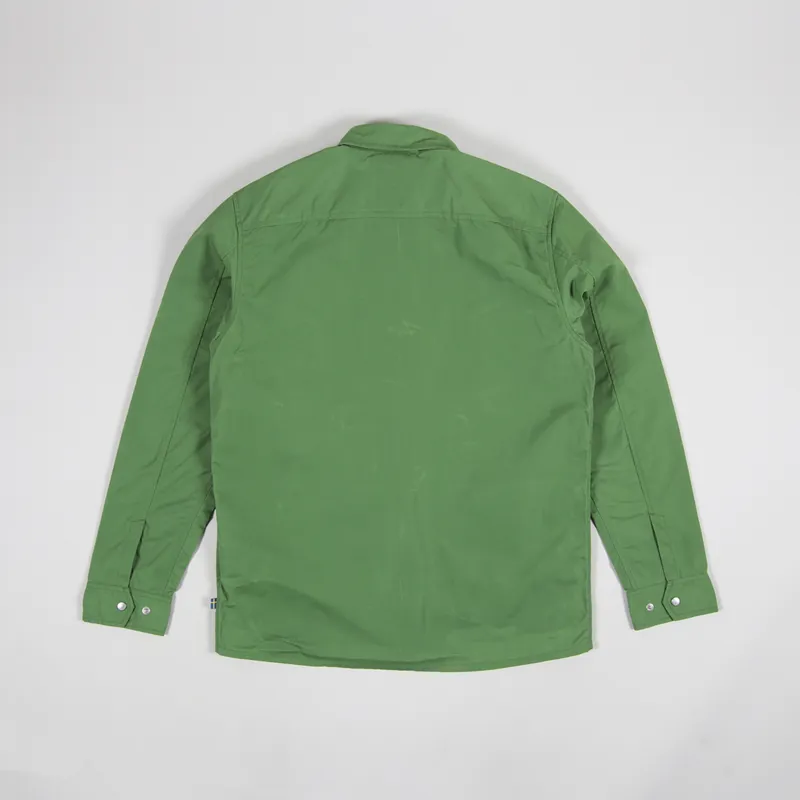 Fjallraven Mens Recycled Greenland Zip Shirt Jacket Fern Green