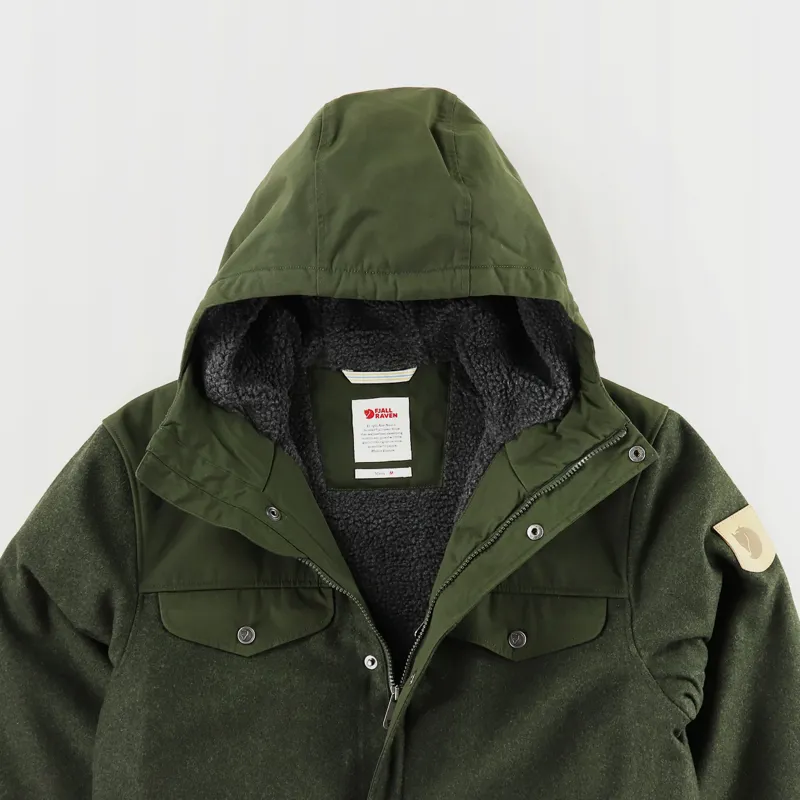 Fjallraven Greenland Re-Wool Jacket Deep Forest-3