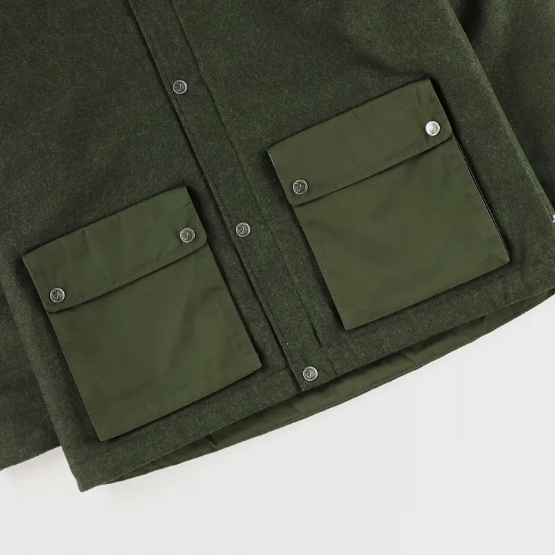 Fjallraven Greenland Re-Wool Jacket Deep Forest-4
