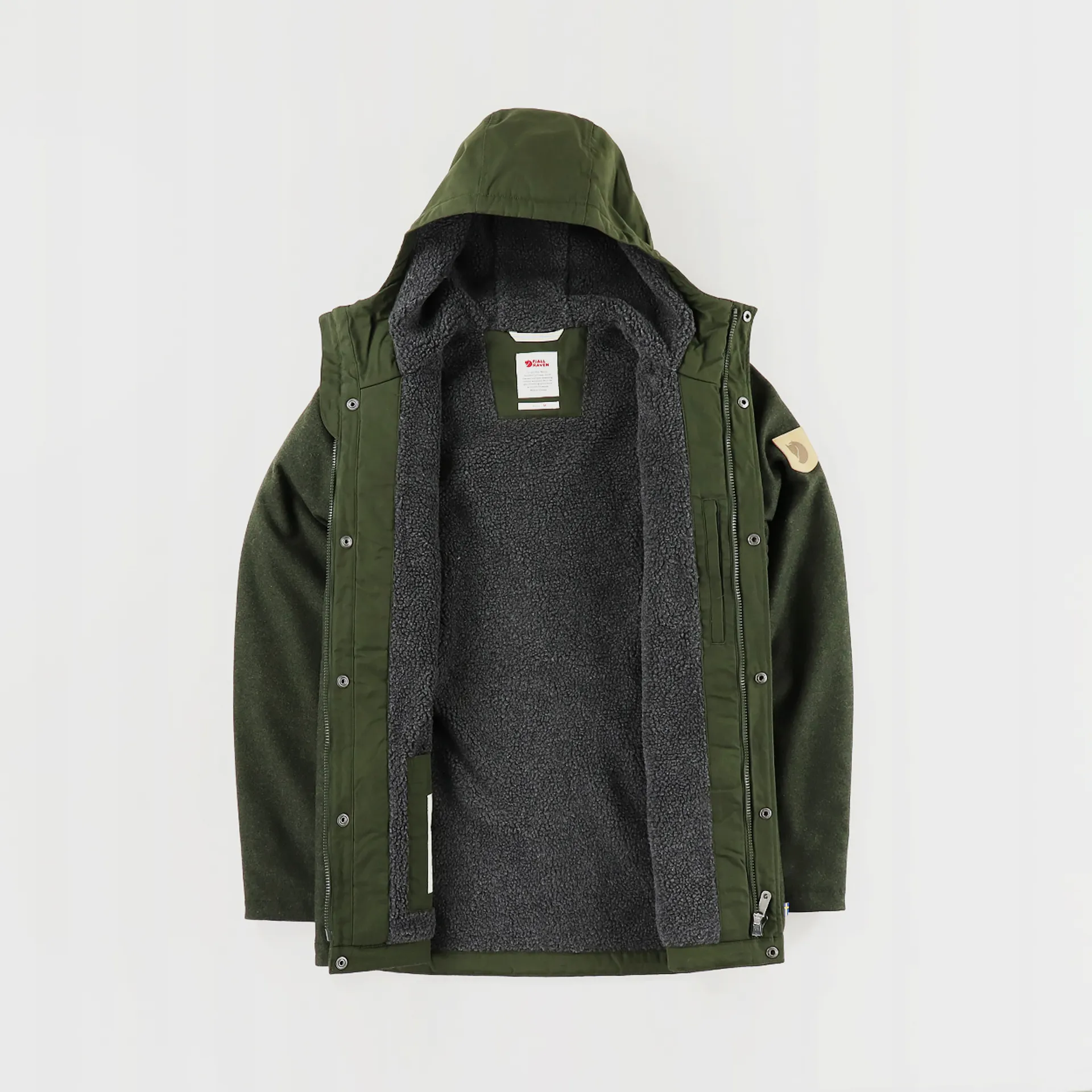 Fjallraven Greenland Re-Wool Jacket Deep Forest