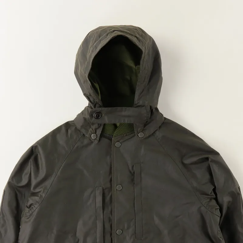Barbour x Engineered Garments Ground Wax Jacket Olive-2
