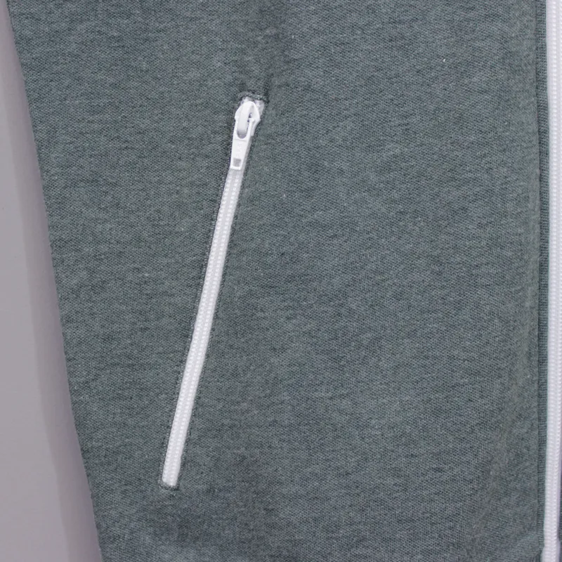 Carhartt Gym Jacket - Conifer Heather and White-3