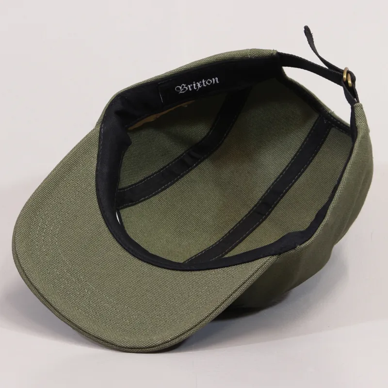 Brixton Haft Five Panel Cap Olive-3