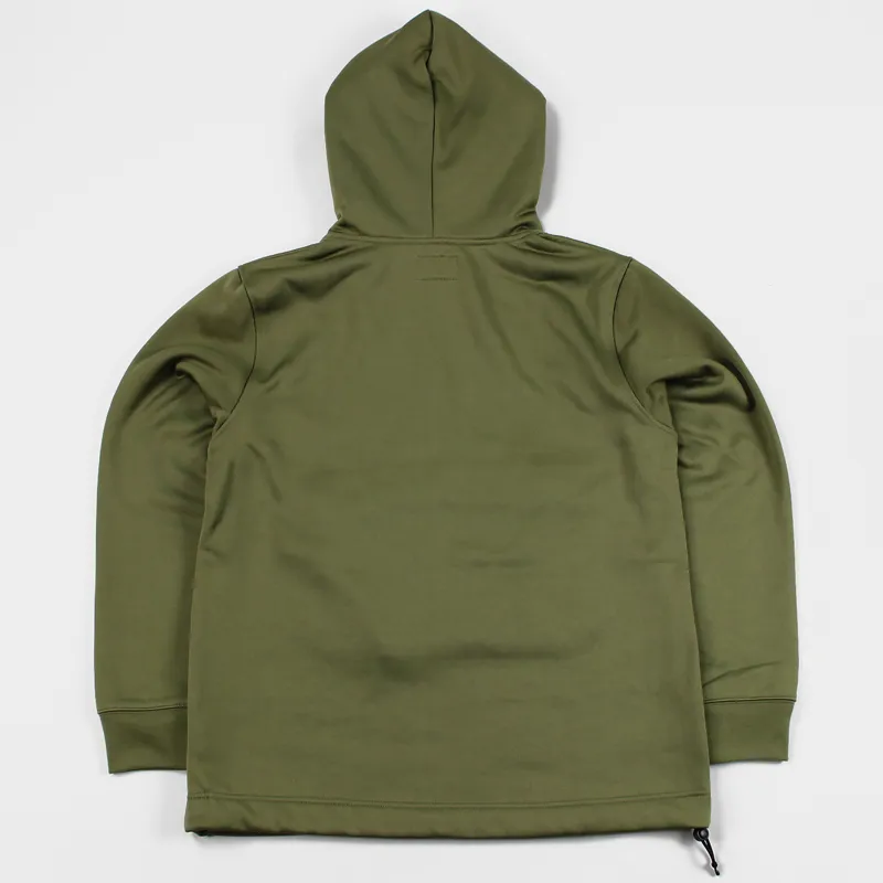 Stussy Plated Half Zip Hoodie Olive-3