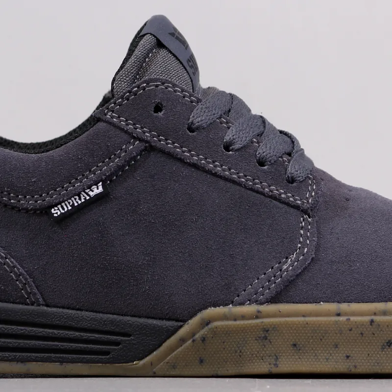 Supra Hammer Shoes Charcoal Grey Gum-2